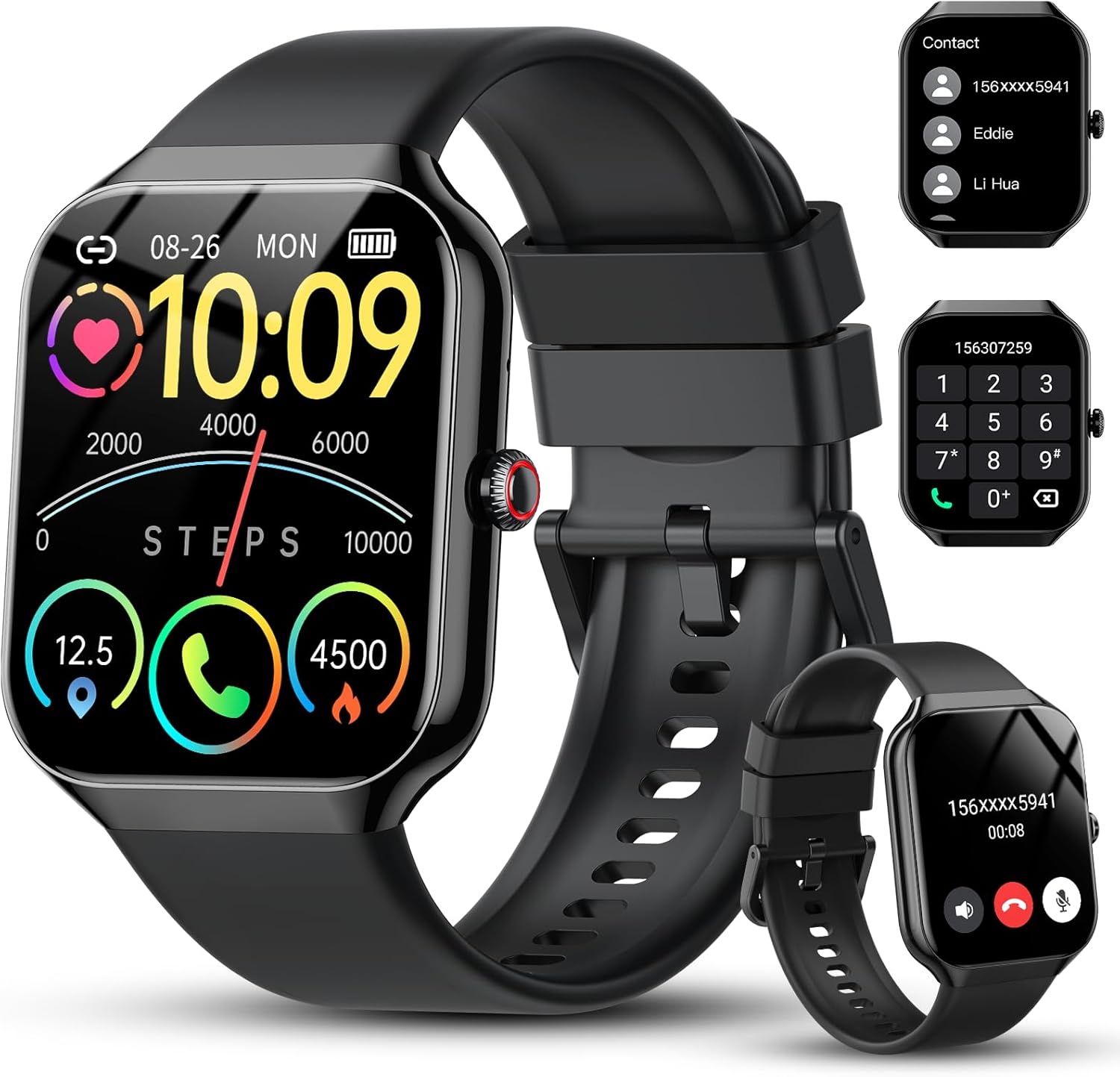 Smart Watch for Men Women Answer/Make Call, 1.96″ HD Touch Screen SmartWatch,Heart Rate/SpO2/Sleep M… Smart Watch for Men Women Answer/Make Call, 1.96″ HD Touch Screen SmartWatch,Heart Rate/SpO2/Sleep M…