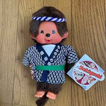 Amazon.co.jp: モンチッチ 浅草 三社祭 はちまき セキグチ ぬいくるみ