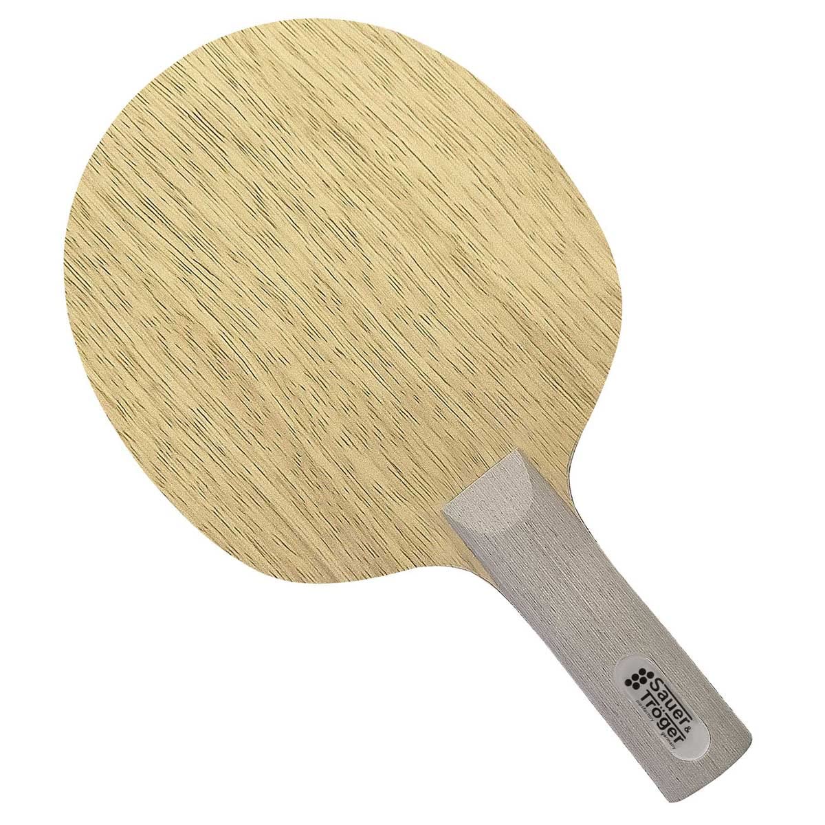 Lama da ping pong Black & White | Allround Plus | Sauer & Tröger | Impugnatura: dritta, concavo