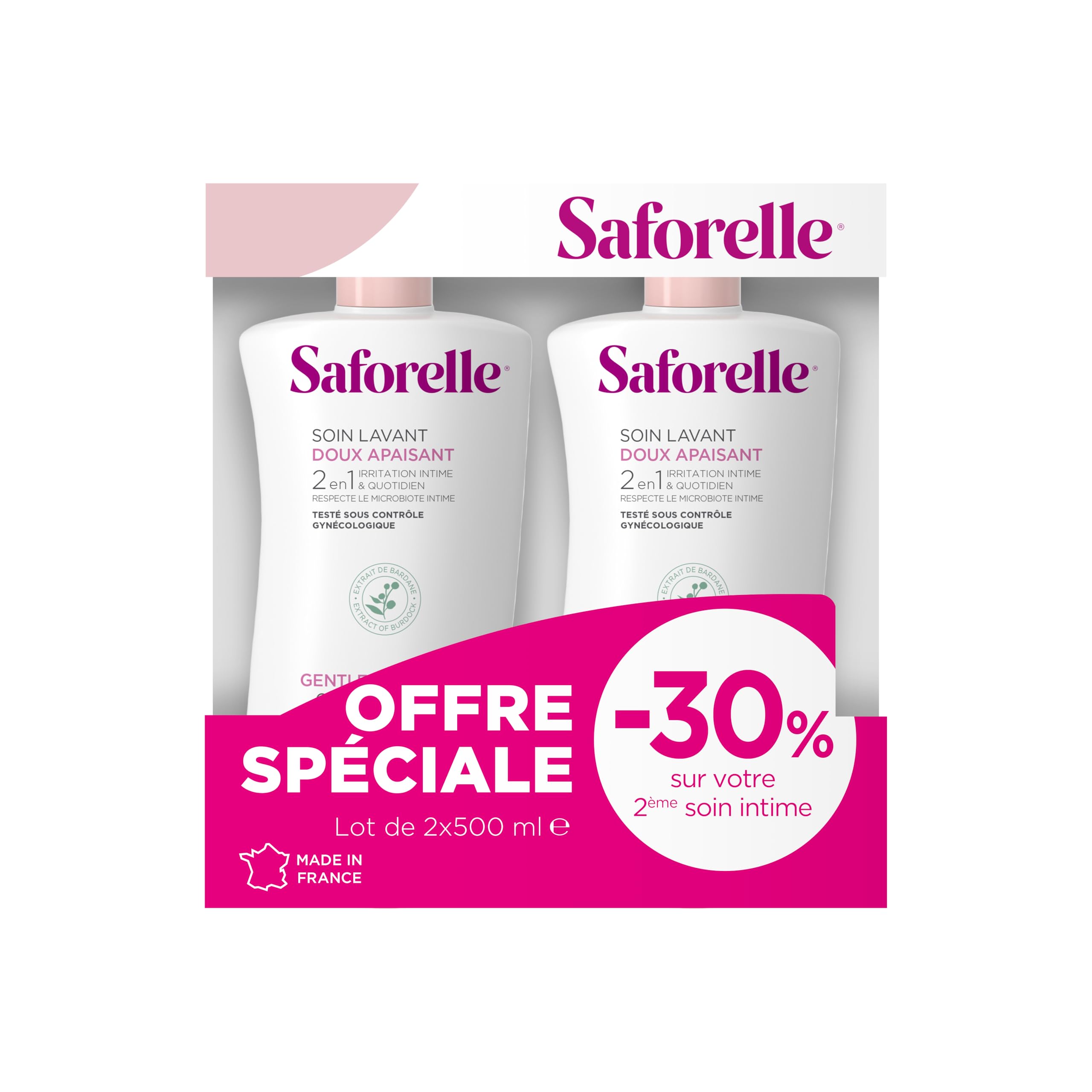 Saforelle Gentle Cleansing Care 2 x 500ml