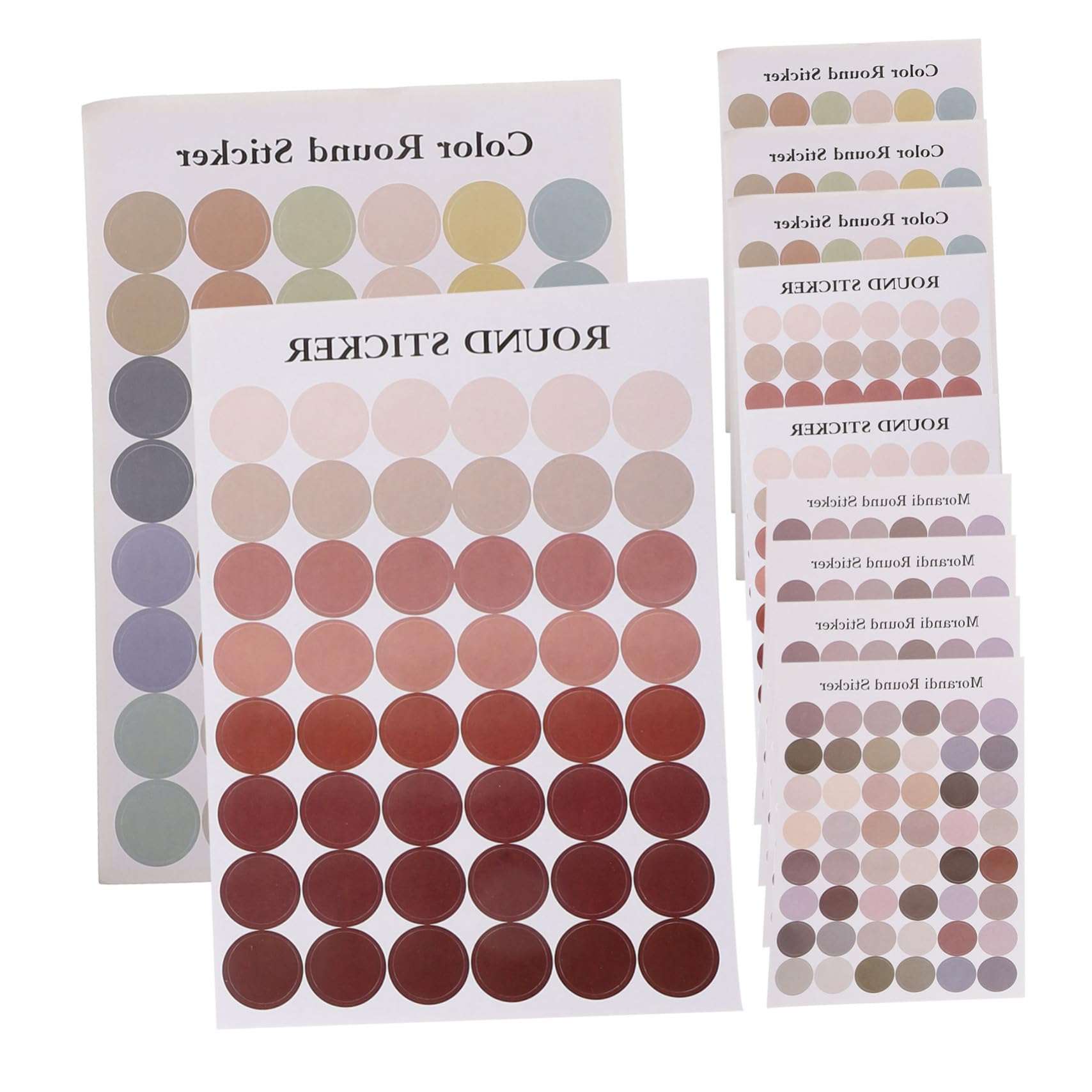 HOMSFOU 4 Set Adesivi Per Buste Portatili Album Diario Riutilizzabile Punto Etichette Delicati Adesivi Per Buste A Punti Per Sigilli Portatili Carta 12 Fogli*4