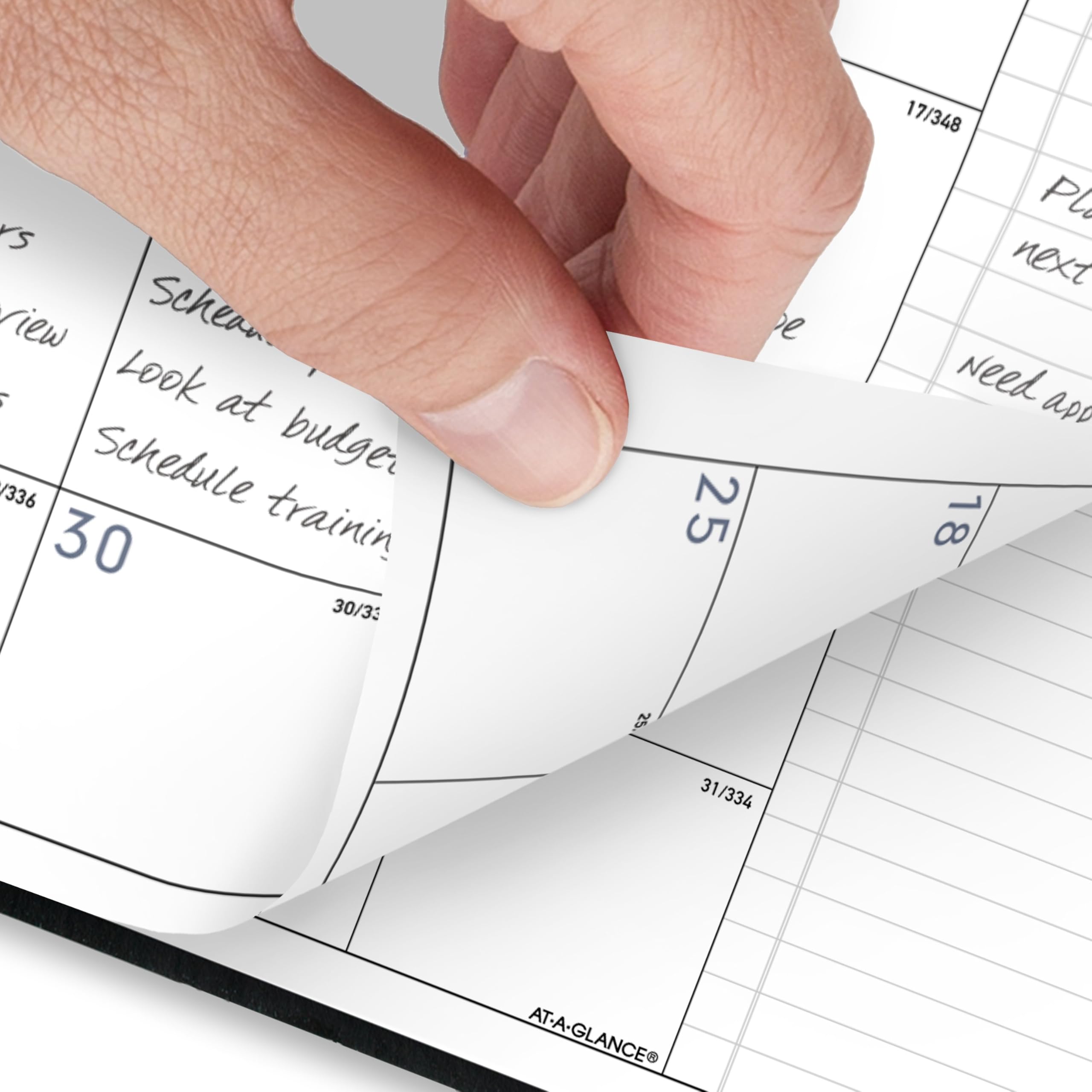 AT-A-GLANCE Agenda 2026, mensile, 17,8 x 22,2 cm, media, contemporanea, nera (70120X0526)