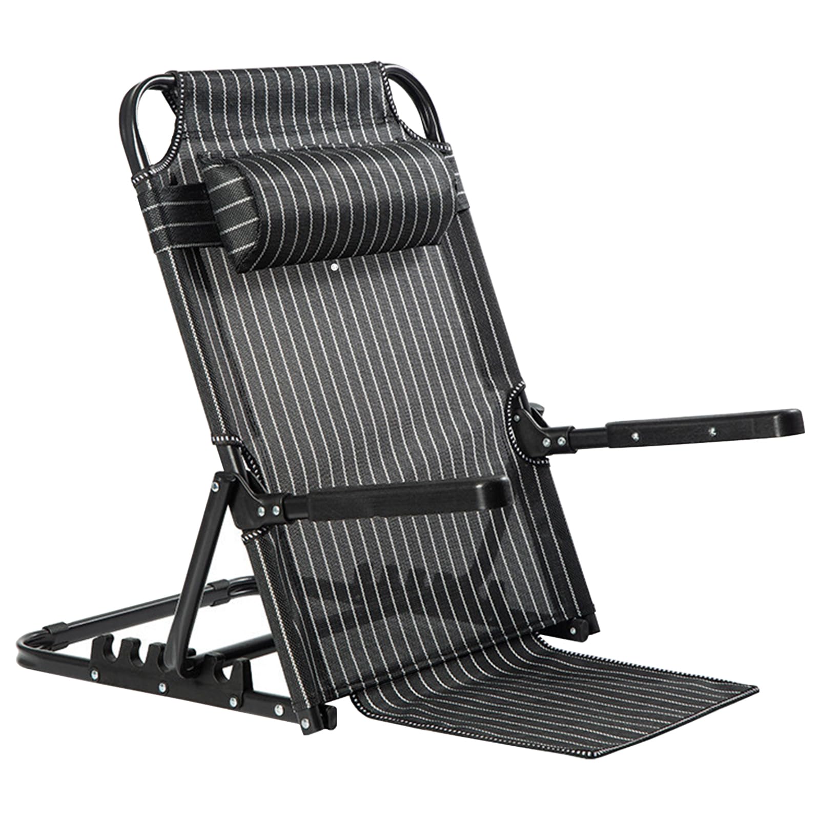 Dossier de lit matelas réglable à 7 positions,matelas de dossier d'appui-tête amovible,tapis de plage avec dossie,chaise longue de plage pliable,chaise de loisirs pour lire,allaiter et se reposer