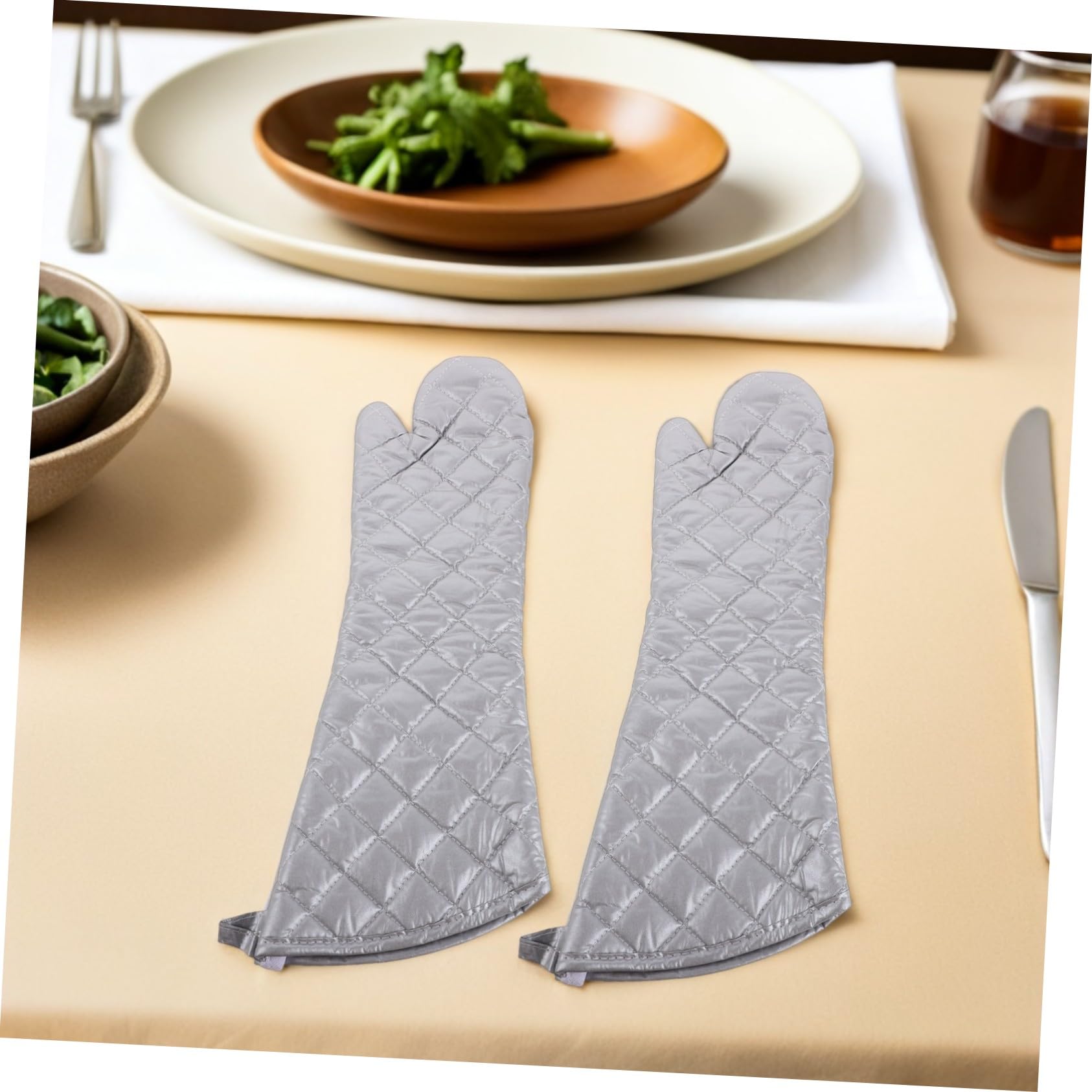 MAGICLULU Guantes Resistentes Al Calor Guantes para Horno para Horno De Restaurante para Hornear para Cocinar para Hornear para Microondas
