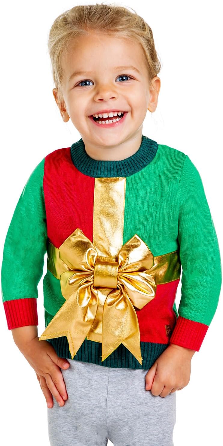 Tipsy Elves Christmas Sweaters for Babies and Toddlers - Cute and Tacky Holiday Pullover - Image 4