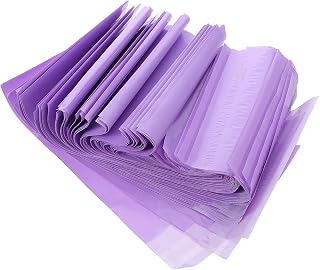 100 Count Sanitary Napkin Disposal Bags Self Sealing Plastic Purple | Portable Privacy Protection for Sanitary Pads and Diapers, Convenient Home Travel Storage, Discreet Feminine Waste Handling