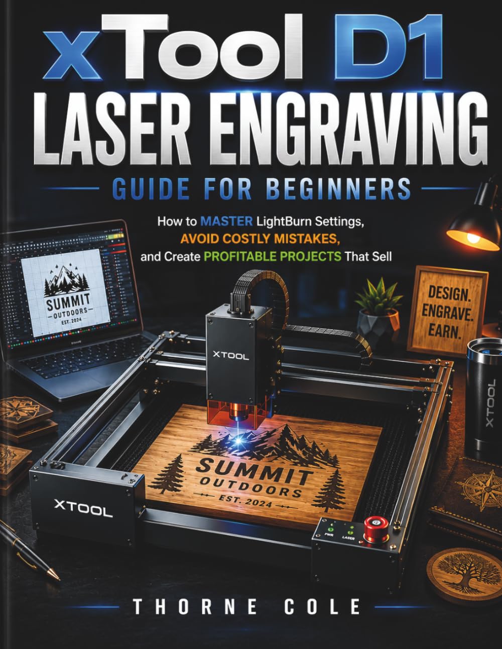 xTool D1 Laser Engraving Guide for Beginners: How to Master LightBurn Settings, Avoid Costly Mistakes, and Create Profitable Projects That Sell