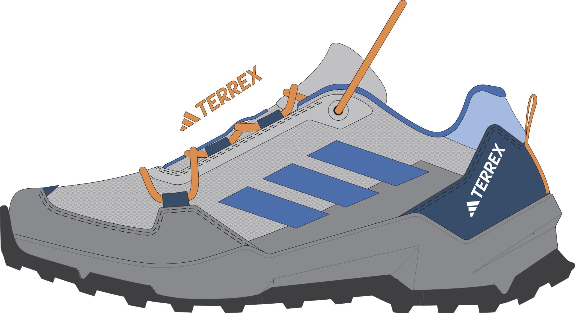 adidas Terrex Ax4s Hiking Kids Scarpe da trekkingUnisex - Bambini e Ragazzi