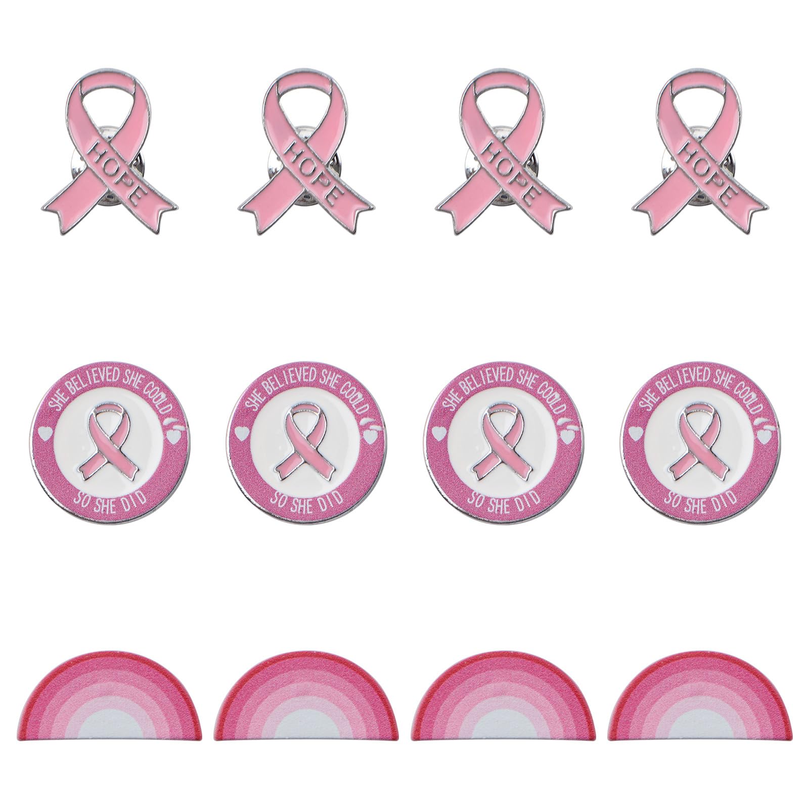 Pink Ribbon Brosche Brustkrebs - Charm Anhänger Für Schmuckherstellung