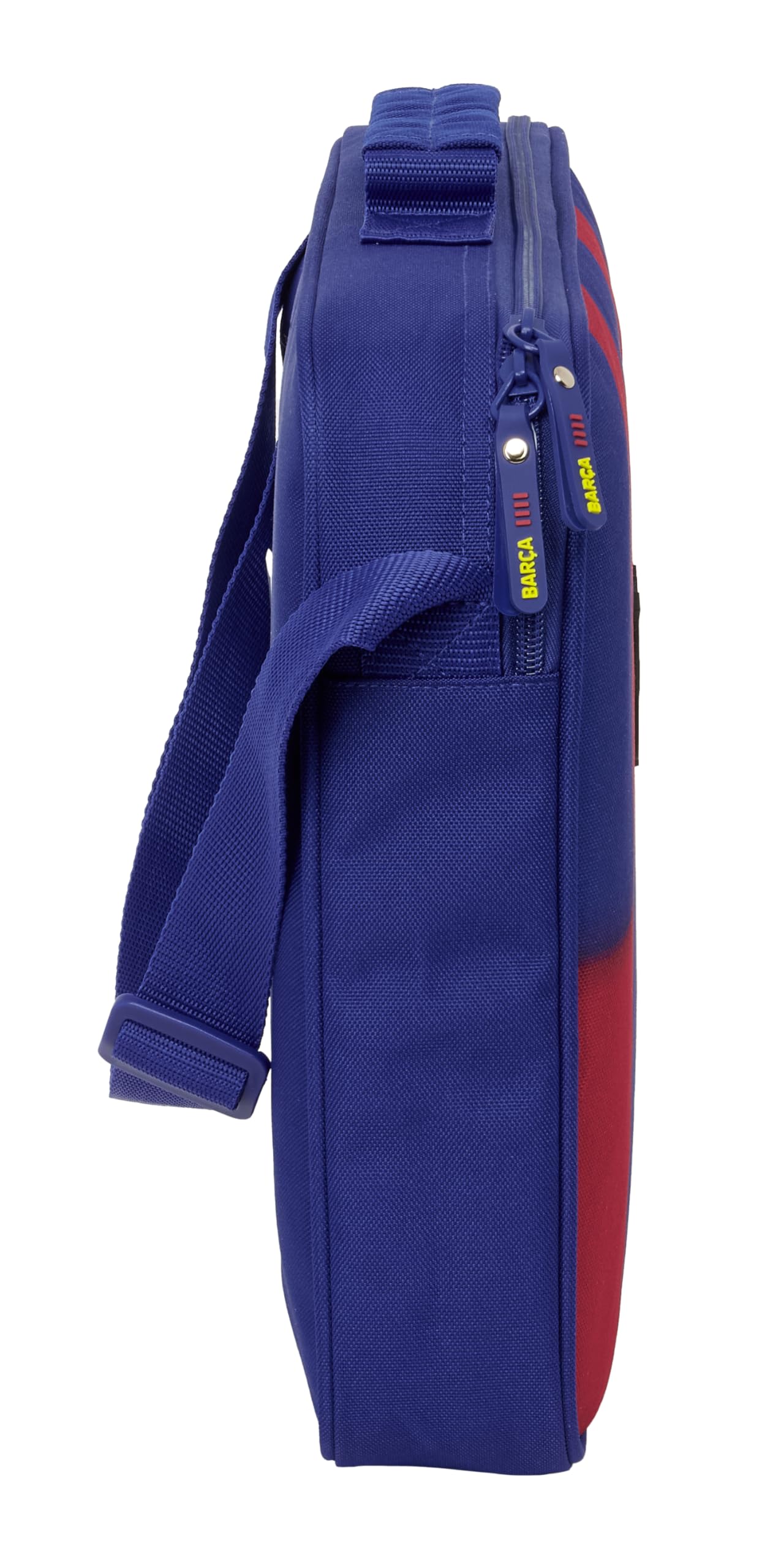 Safta F.C. BARCELONA 1ª EQUIPACIÓN 25/26 - Cartera Extraescolares, Maletín Portatodo, Bandolera, Cómoda y Versátil, Calidad y Resistencia, 38x6x28 cm