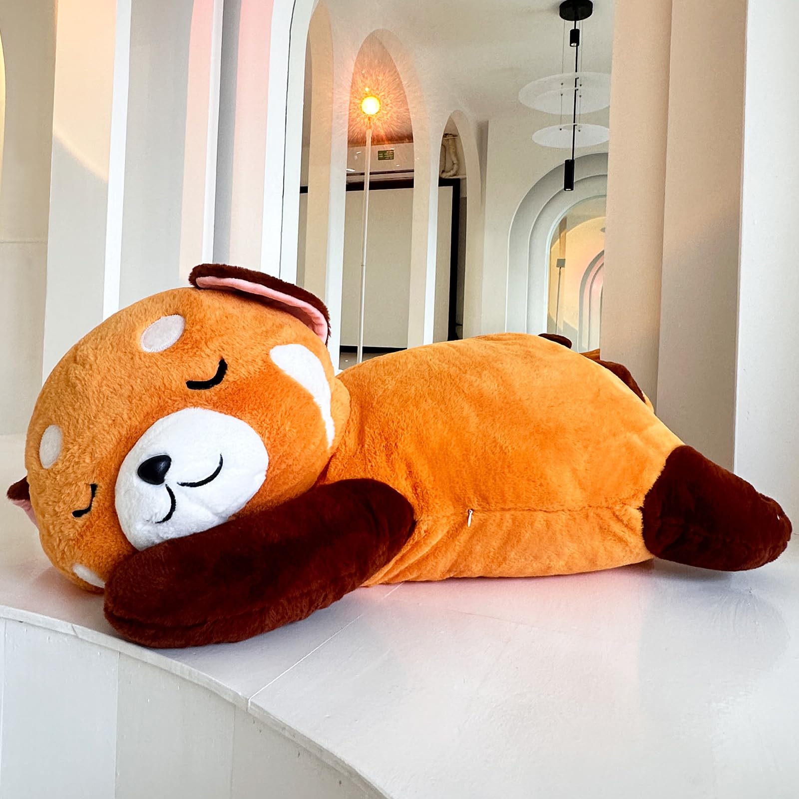 Red Panda Plush Soft Red Panda Stuffed Animal Cute Plush Toy Simulation Animal Plushie Cute Toy for Kids