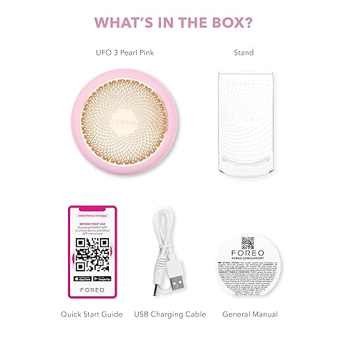 Miniatura 7 de FOREO UFO 3 - Hidratante facial profundo, spa facial 5 en 1, luz roja, calentamiento, enfriamiento, masaje, antienvejecimiento, cuidado de la piel,