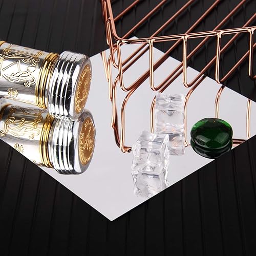 Miniatura 2 de Lamoutor 32 hojas de espejo flexibles, azulejos de espejo cuadrados, adhesivos de pared autoadhesivos para decoración del hogar