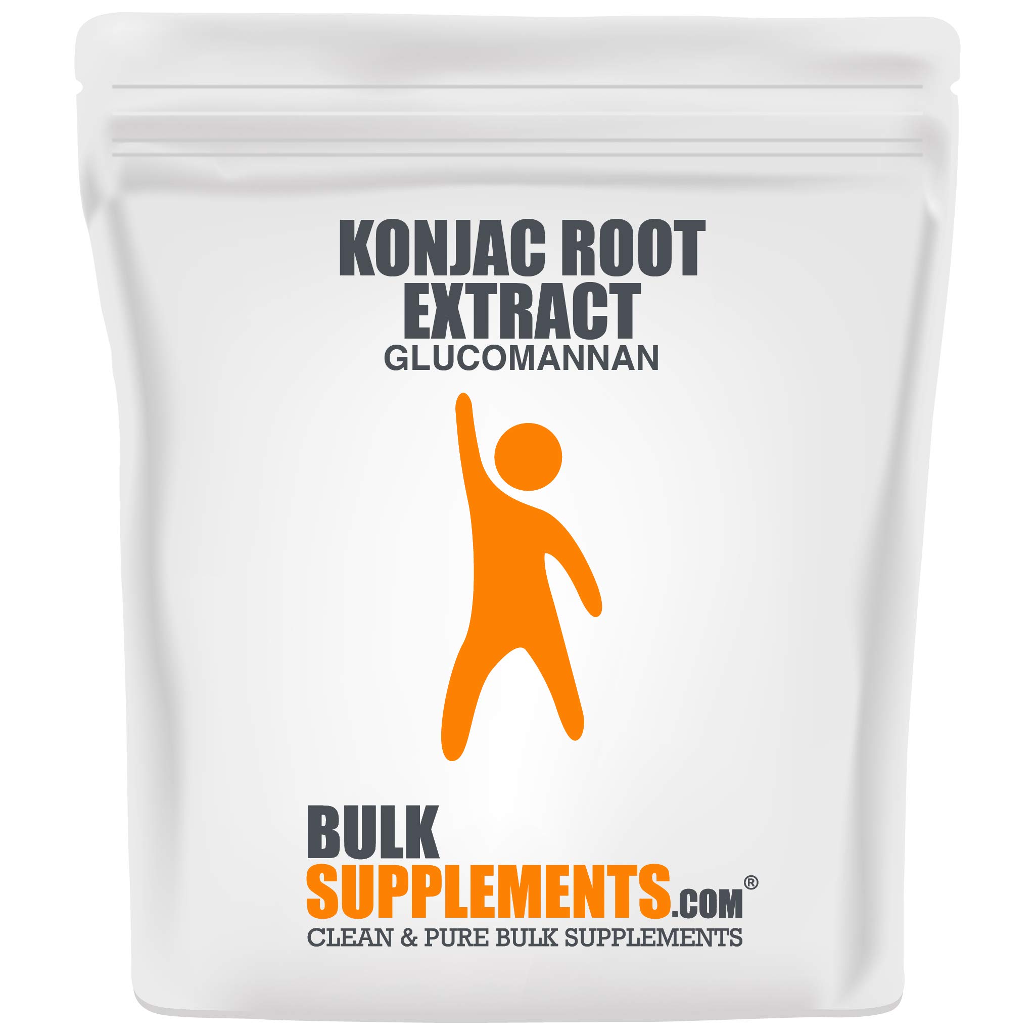 BulkSupplements.com Konjac Root Powder - Glucomannan Supplements - Fiber Supplement Powder - Konjac 