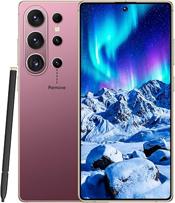 MMY 26 Ultra Unlocked Phone,16GB+512GB Mobile Phone,Android 15 Smartphone with Tool Pen, Snapdragon 8 Gen 4,7000mAh Titanium Battery, 108+68MP Camera, Dual SIM(Rose)
