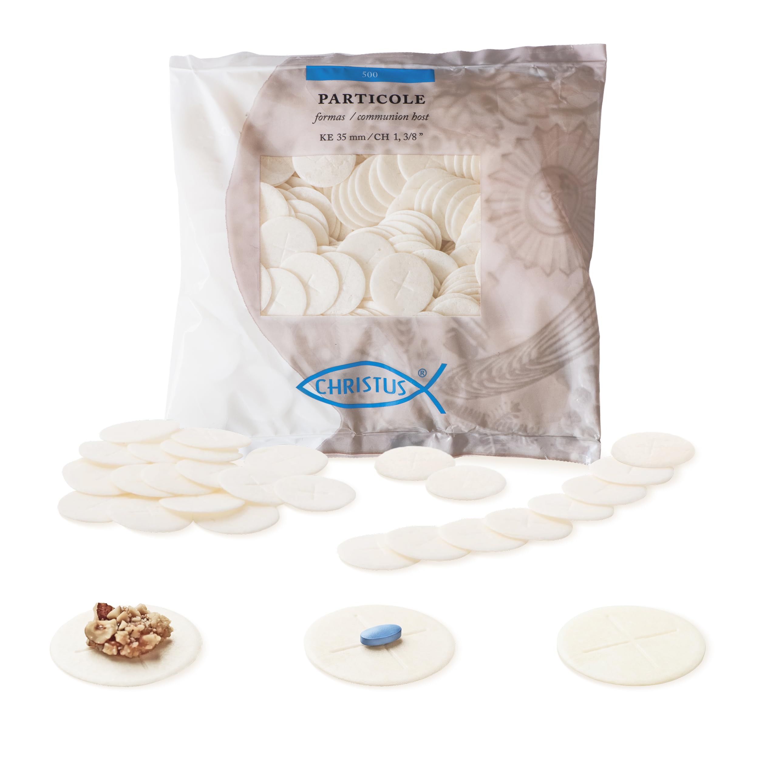 Ostie eucharistique Diamètre 7,5 cm-25 pièces Ostie eucharistique Diamètre 7,5 cm-25 pièces