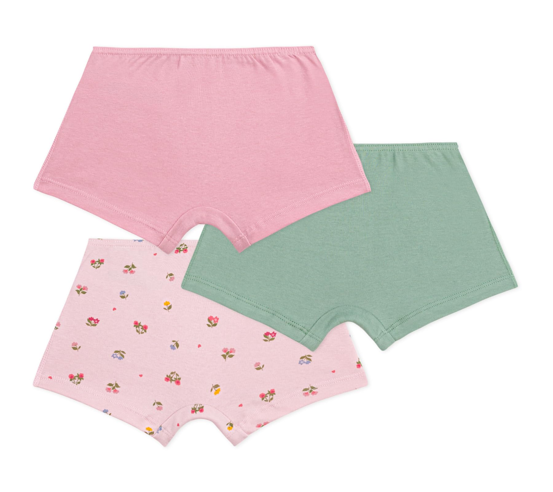 Petit Bateau 3 Shorties Unterwäsche für den Tag, Mehrfarbig, 12 Jahre