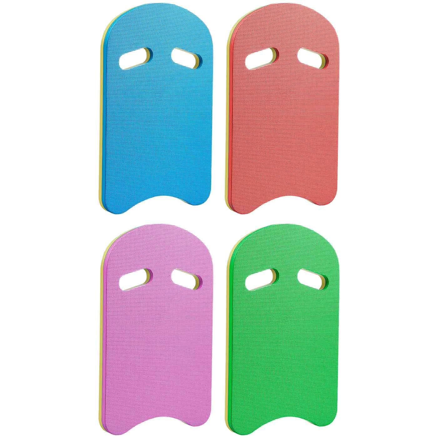 Tradineur - Pack de 2 Tablas de natación - Fabricado en Goma Eva - Forma Rectangular - Ideal como Apoyo en la natación - 45 x 29 cm - Color Aleatorio