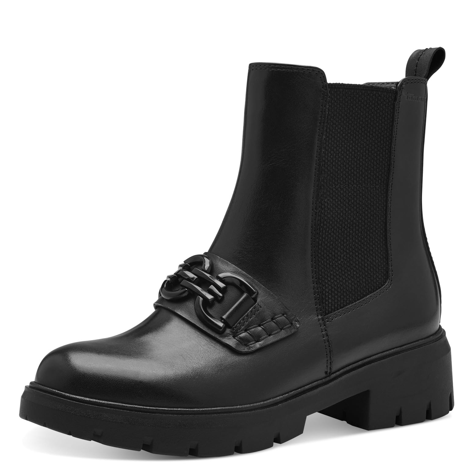 Tamaris Comfort Women’s Leather Chelsea Boots Unlined , Black, 6,5 UK