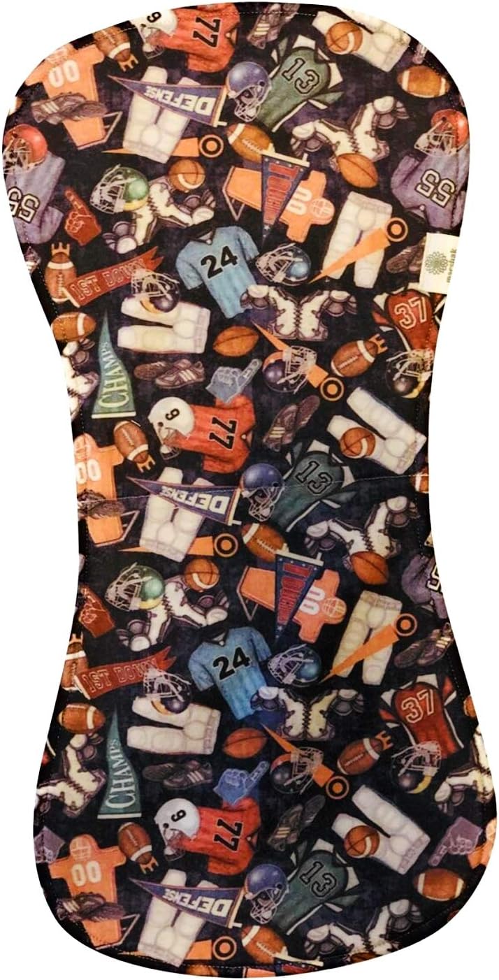 Football Sports Burp Cloth 5 Pack Burpee Baby#