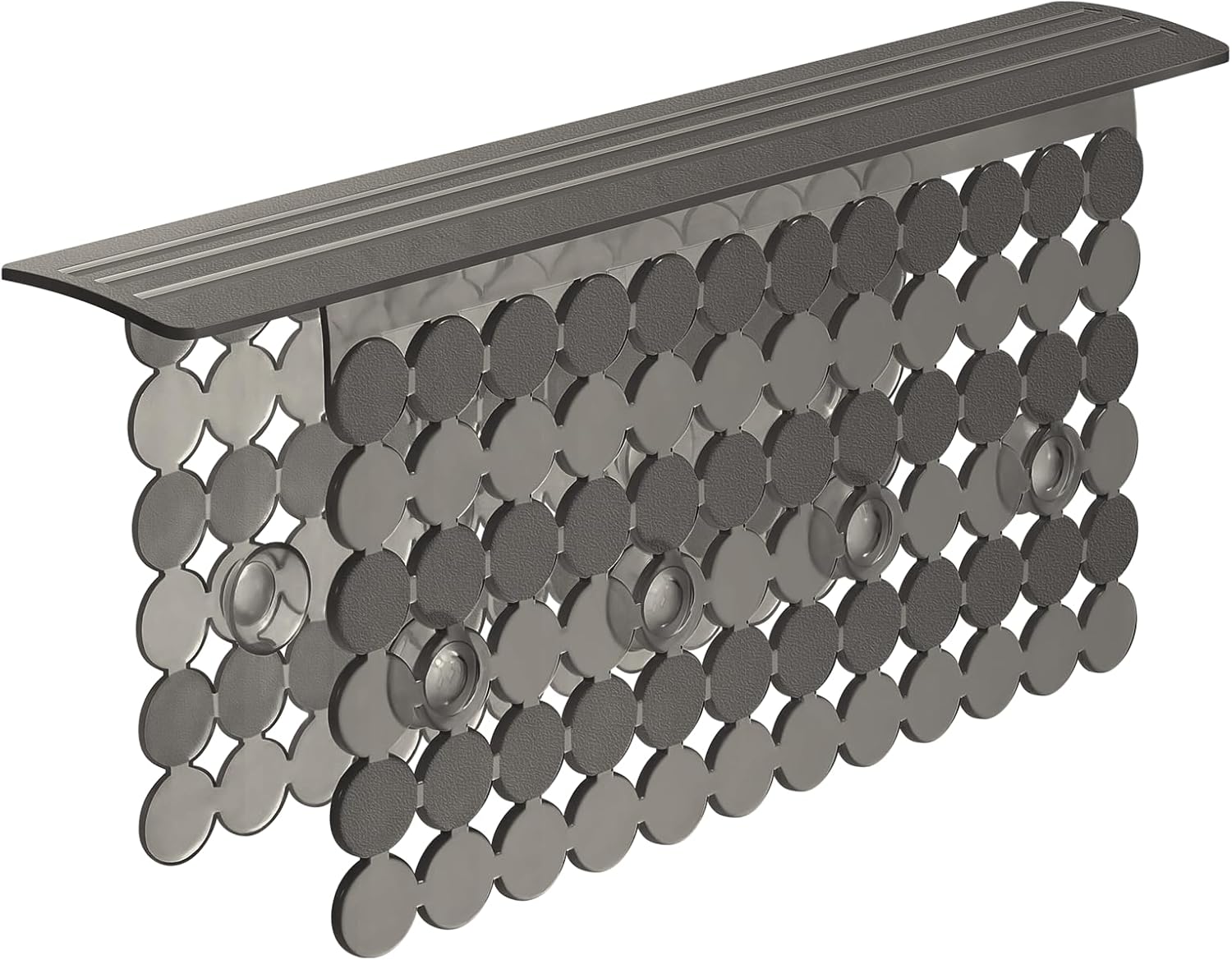 Bligli Plastic Sink Saddle, Sink Divider Mat with Strong Suction Cups