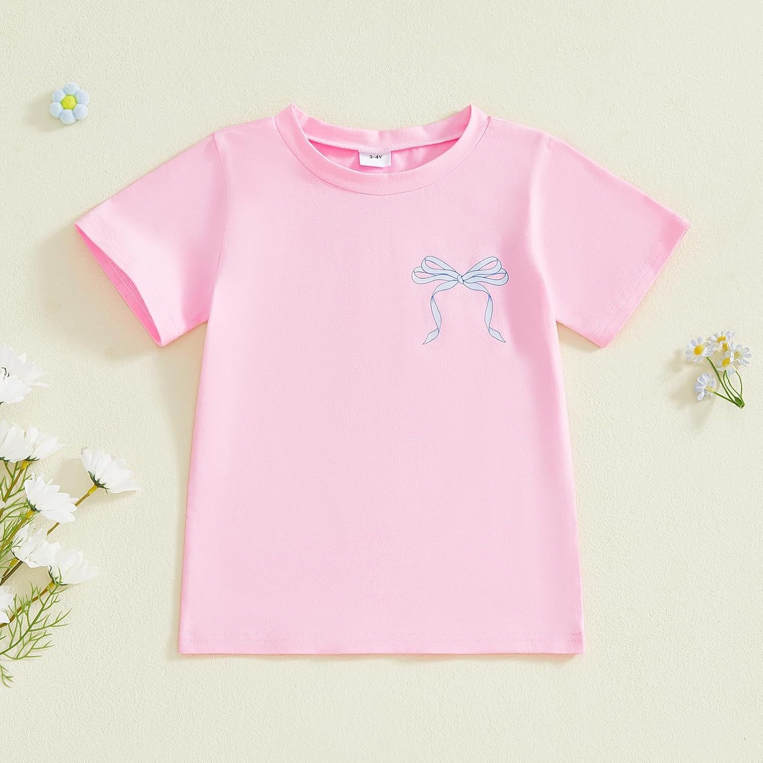 Kids Little Girls Christian Shirt Let me Tell You About My Jesus Coquette Bow Bible Verse Religious T-Shirt - Image 3