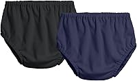Vista 6 de City Threads Baby Girls Boys Diaper Covers Bloomers Cotton Soft Comfortable Durable Made in USA 2-Pack