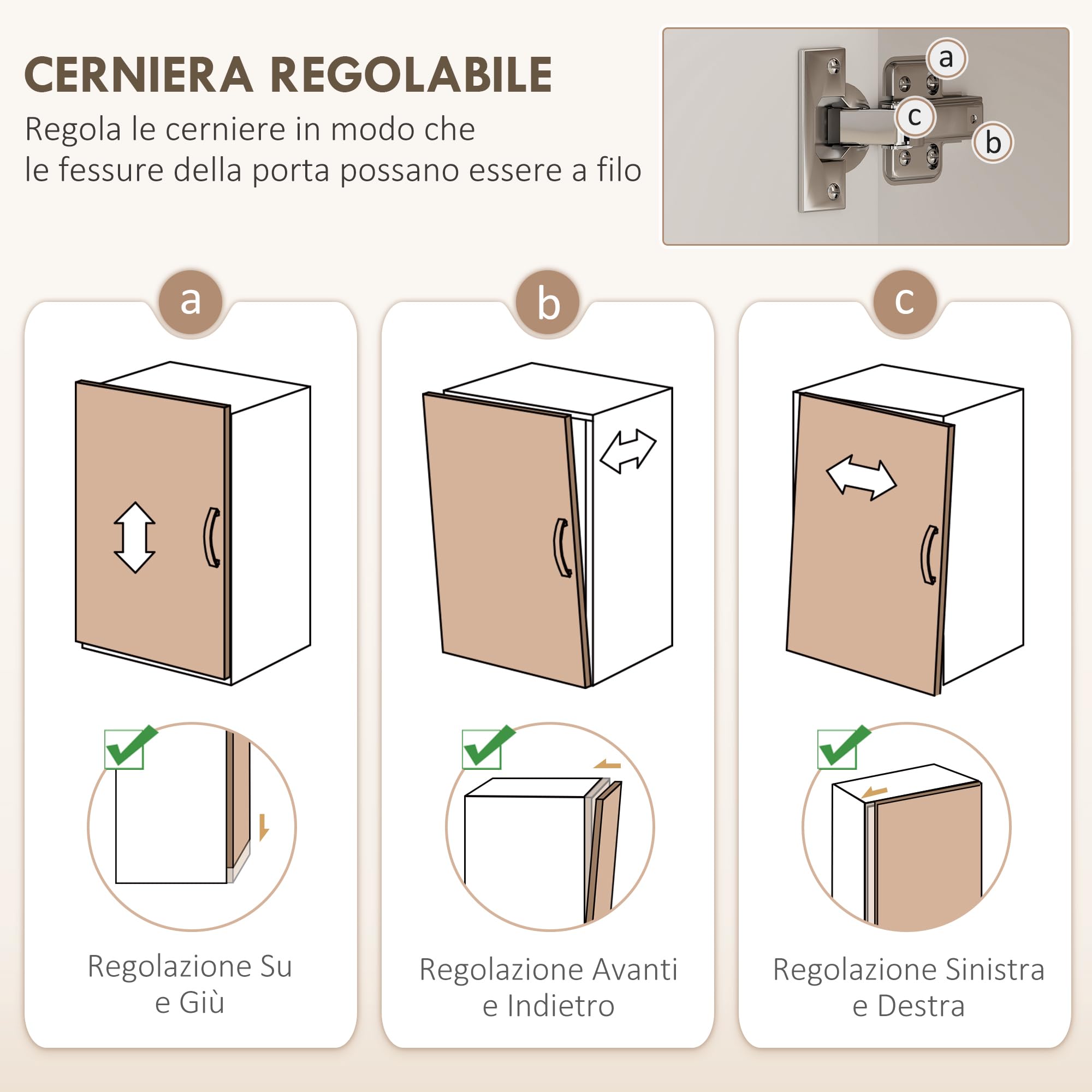 HOMCOM Mobile Microonde con Armadietto a 2 Ante Soft Close, Credenza Cucina Microonde con Cassetto, Piano per Elettrodomestici, Scaffale Superiore, Ripiano Aperto, per Soggiorno, 60x40x131cm, Bianco