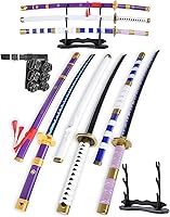 Vista 5 de Cold Blade Toy Sword - 41 inches Toy Katana Replica with Holster Belt and Display Stand - Sword with Authentic Design Shusui