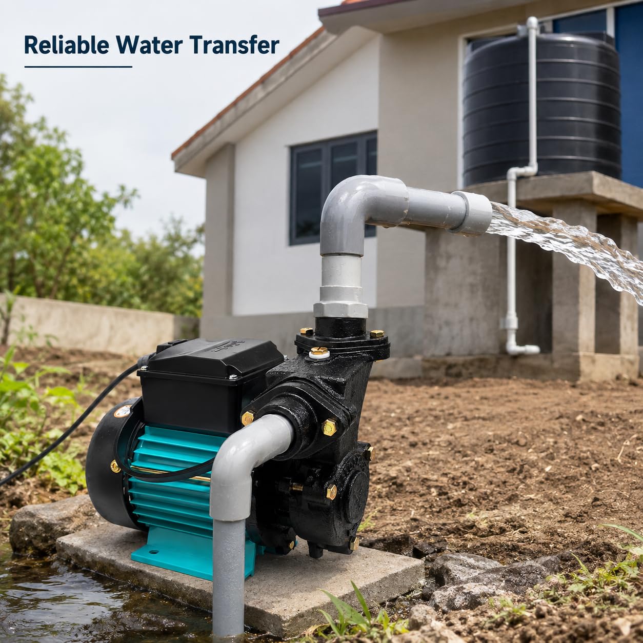 Kirloskar 0.5HP Jalraaj Water Pump - Self Priming -2 Kirloskar 0.5HP Jalraaj Water Pump - Self Priming -2