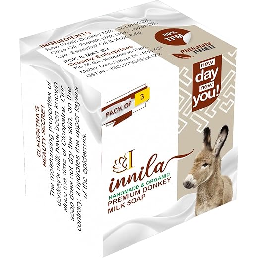 Innila Donkey Milk Brightening Soap Combo Pack - 100g