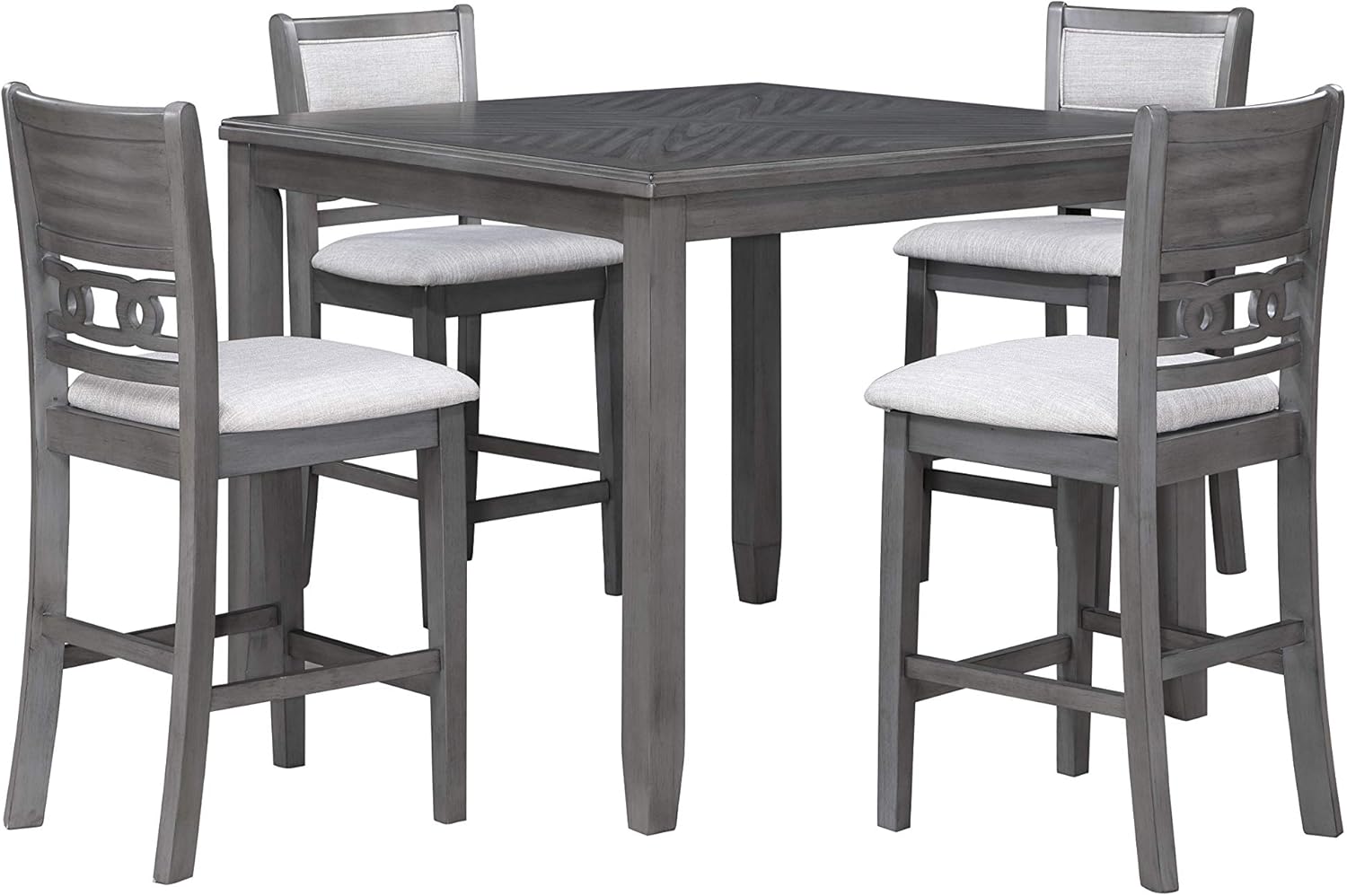 New Classic Furniture Gia 5Piece Counter Set with 1 Table