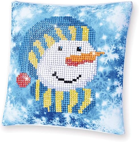 Diamond Dotz Kit Mini Pillow Snowman Cap