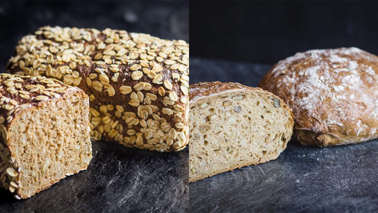 Vestakorn Bäckermeister Brot Auswahl, 6 Handwerksbrote - Sauerteigbrote mit 24 Stunden Teigruhe