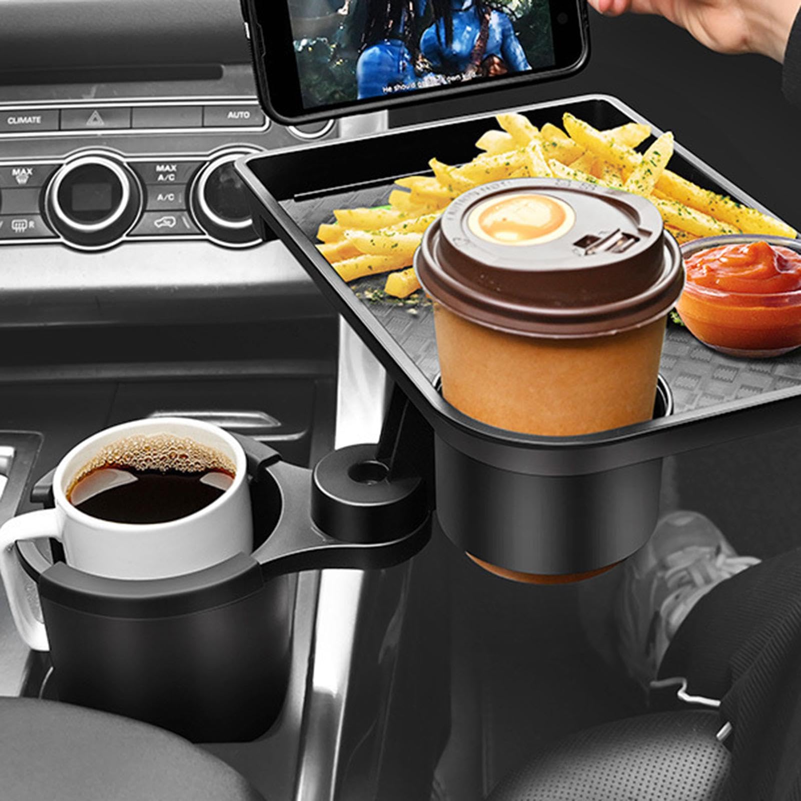 Amazon | 車用カップホルダー | 車用カップホルダーブラケットディナー