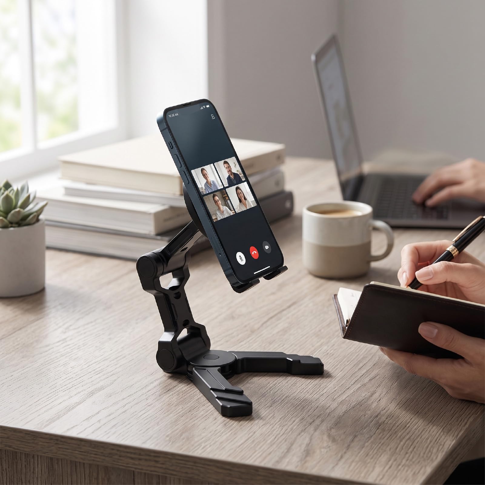Luocute Soporte Magnético para Teléfono de Escritorio, Base Plegable con