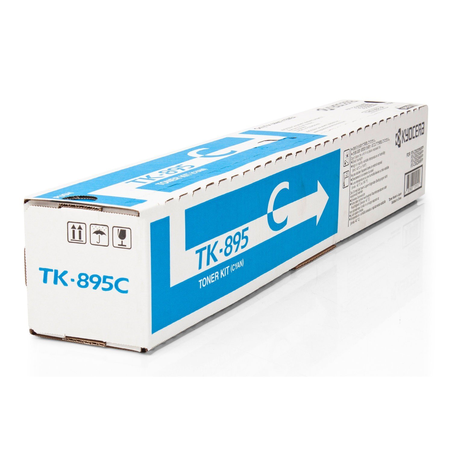 Oryginalny wkład do drukarki Kyocera 1T0T2K0CNL / TK-895C, do FS-C 8520 MFP Premium kartridż do drukarki, cyjan, 6000 stron