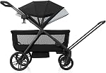 Evenflo Omni Crew Stroller Wagon - Licorice Black