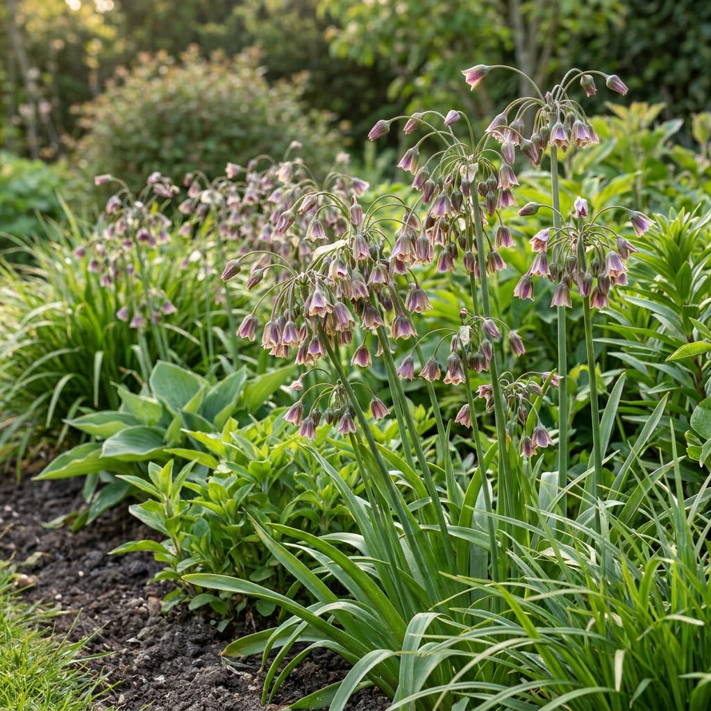 Green boutiQ - 160x Allium Siculum - Ail de Sicile - Crème et Rose - Floraison estivale - Calibre 10/12
