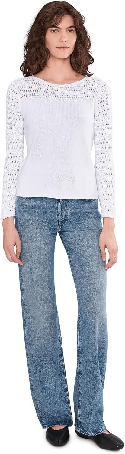 NIC+ZOE Placed Pointelle Sweater