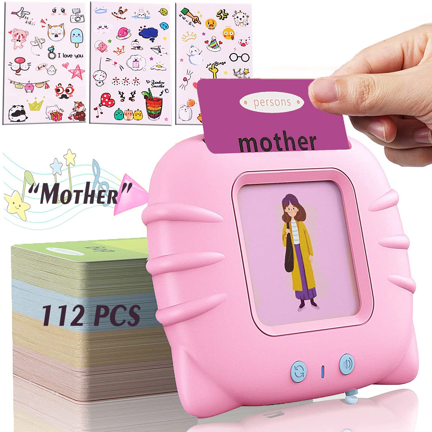 Buy Alphabet Flash Pecs Colour Cards Speech Therapy Learning Toys for Toddlers Age 1 2