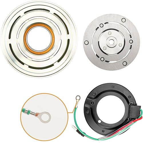 AC Embrague de compresor de aire acondicionado para 07-15 CR-V 2.4L, 12-14 Civic 2.4L, 07-12 RDX 2.3L, 13-15 ILX 2.4L, Compresores de CA Embrague