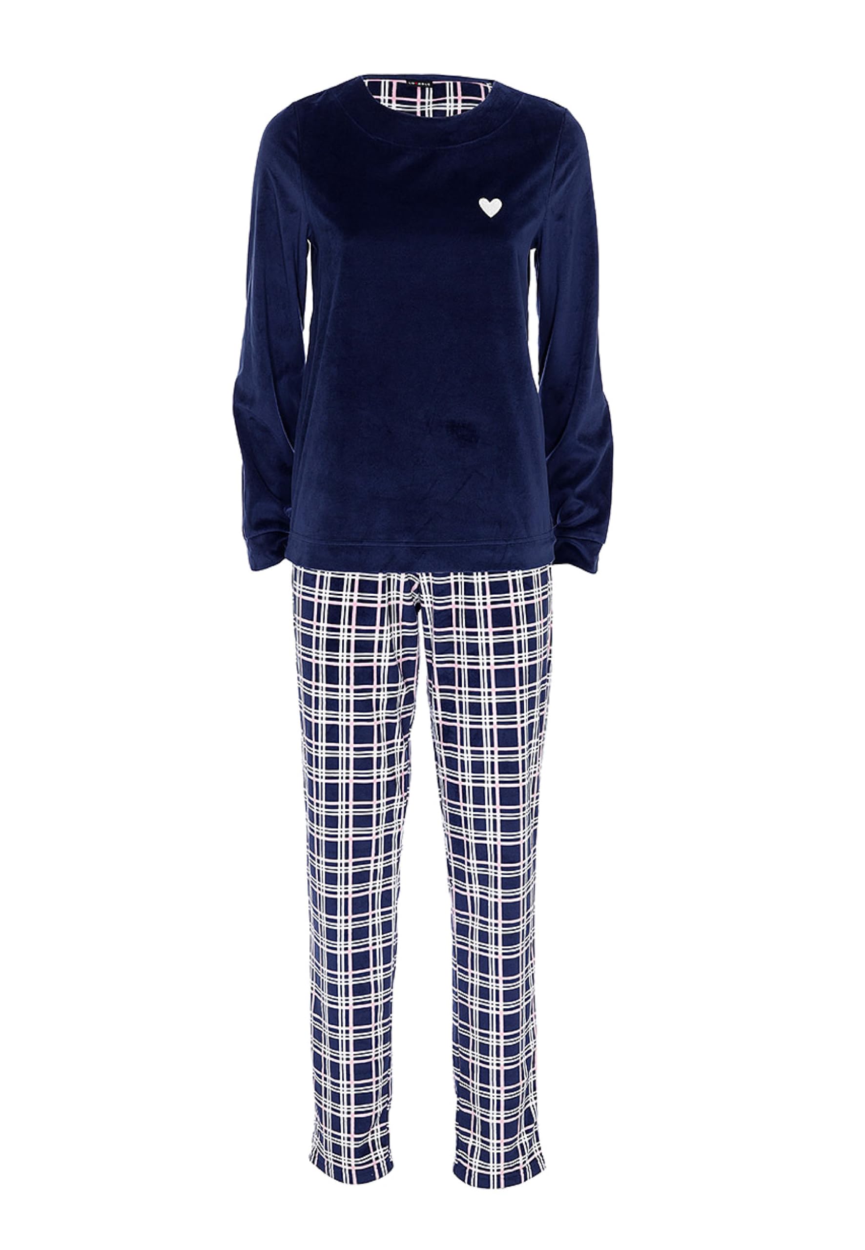 Lovable Lungo in Micropile Set di Pigiama Donna (Pacco da 1)