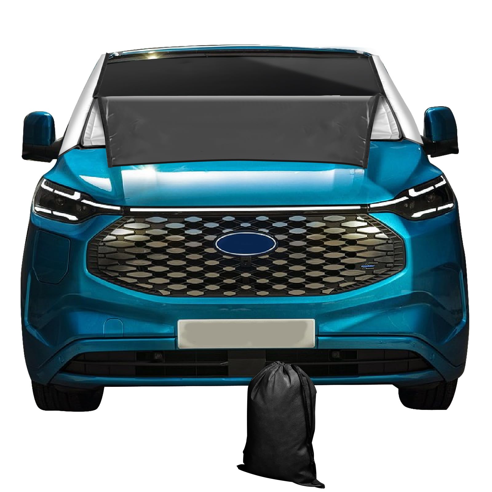 Housse de Pare-Brise Thermique Externe pour Ford Transit Custom 2012-2022, imperméable, Protection Contre la Neige, la Glace, la poussière, Le Soleil