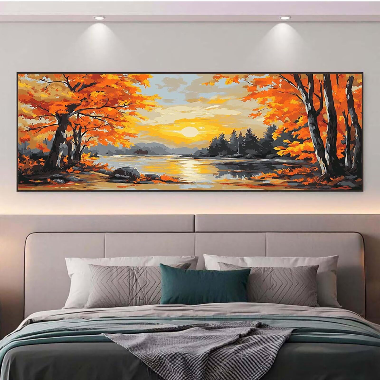 Diamond Painting Abstrakt, XXL Diamond Painting Erwachsene 50x130cm s0h-24