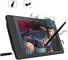 GAOMON PD1560 15.6 Inches 8192 Levels Pen Display with Arm Stand 1920 x 1080 HD IPS Screen Drawing Tablet with 10 Shortcut Keys