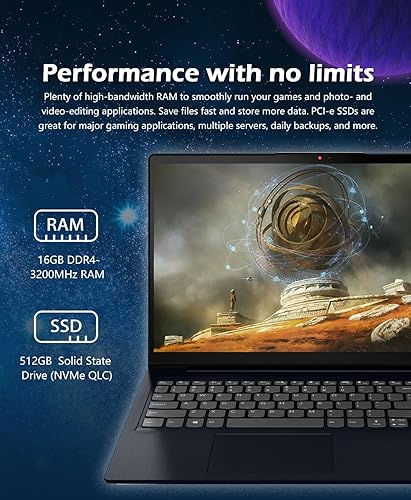 Miniatura 3 de Lenovo IdeaPad 3i 2023 - Laptop para negocios y el hogar, memoria de 16 GB, Intel Core i3-1155G7 de 11 generación, almacenamiento de 512 GB,