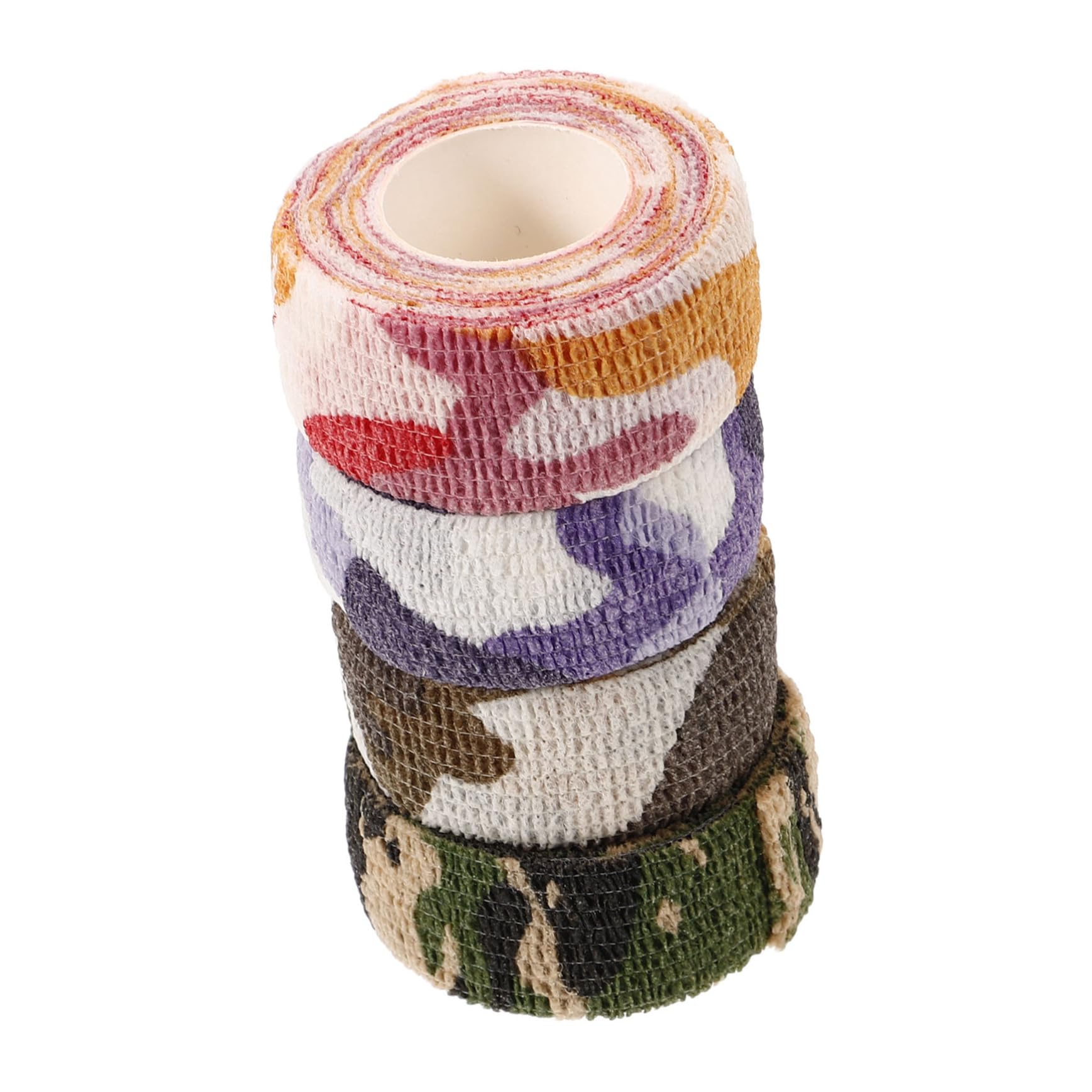 BESPORTBLE 4 Rolls Non Woven Self Adhesive Athletic Tape Portable Finger and Wrist Bandage Wrap for Sports Injuries