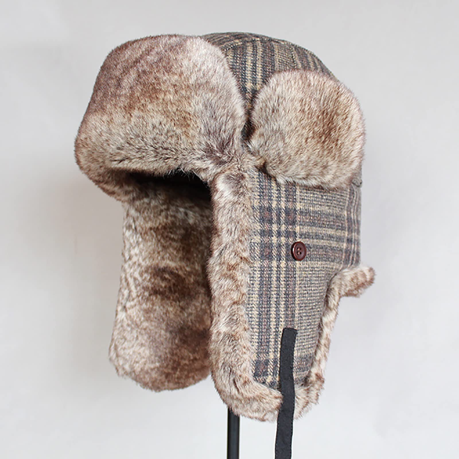 Cappello Invernale Aviatore Con Paraorecchie | Maschera E Occhiali Staccabili | Unisex, Per Sci E Attività Outdoor - Foto 3