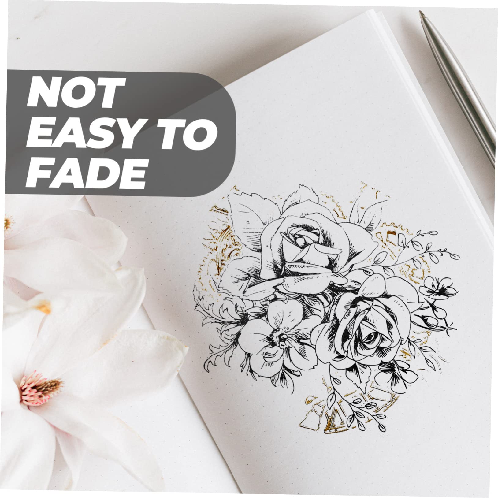 5 Pegatinas De Plantas Para Scrapbooking Estilo Floral Para Agenda Y Planificador.